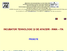 Tablet Screenshot of inma-ita.ro